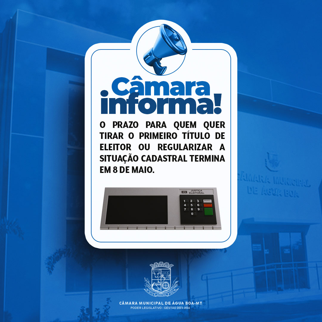 comunicado titulo de eleitor