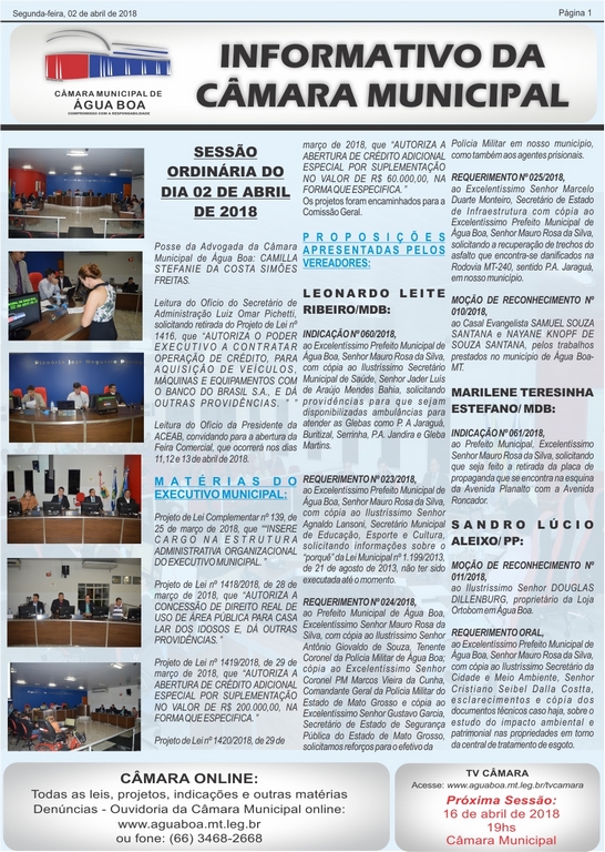 informativo 0204 pag 1 ok