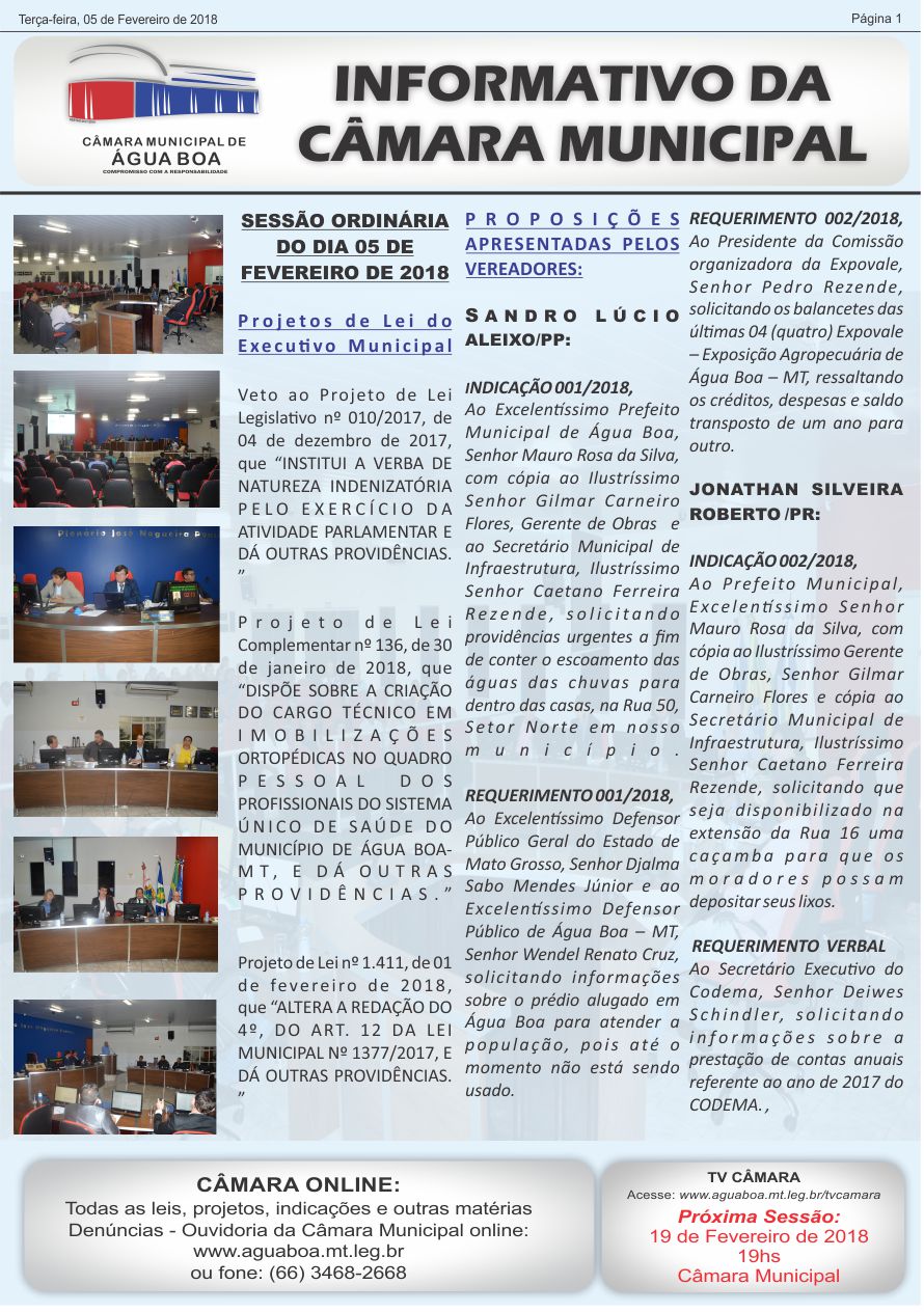 informativo 05 02 pagina 1